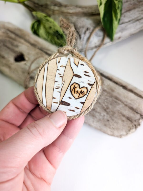 Custom Tree Ornament with Initials
