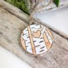 Custom Tree Ornament with Initials