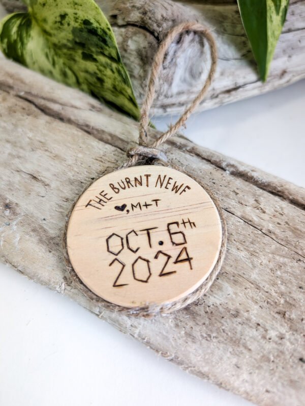 Custom Tree Ornament with Initials