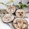Custom Handmade Pet Portrait Ornament