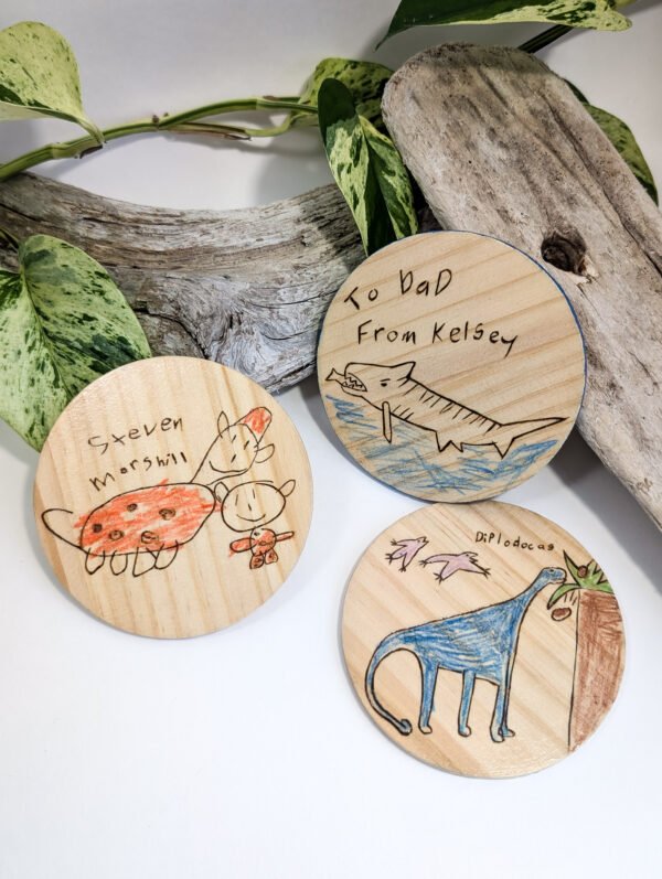 Custom Kids Art Coasters Custom Kids Art Coasters