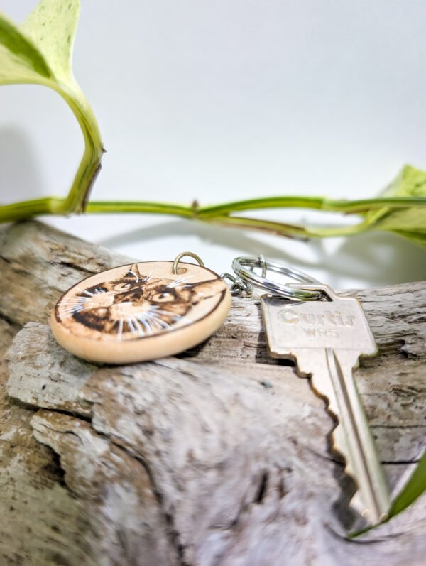 Custom Pet Portrait Keychain