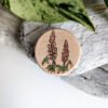 Handmade Newfoundland Iris Magnet Lupin Handmade Magnet