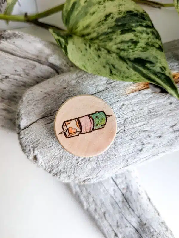 newfie hors d'oeuvres magnet set handmade