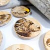 Handmade Wooden Black Bear Magnet