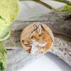 Handmade Wooden Fox Magnet