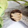 Handmade Wooden Wolf Magnet